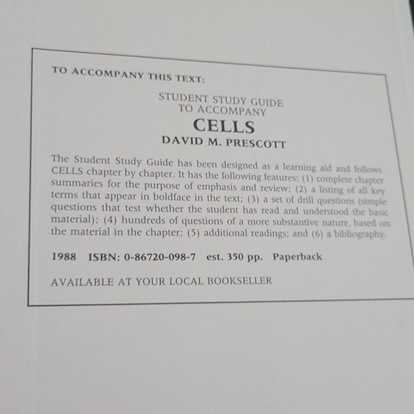 CELLS & MOLECULAR BUOLOGY OF THE CELL - Picture 10 of 15
